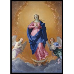 Quadro Nossa Senhora da Imaculada Conceição 30X40cm Moldura Vidro - 1