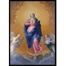 Quadro Nossa Senhora da Imaculada Conceição 30X40cm Moldura Vidro - 1