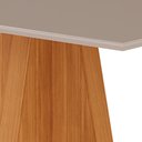 Ver imagem 4 de Mesa de Jantar Patrícia Nature com Vidro Off White 130x80 Fabrispuma
