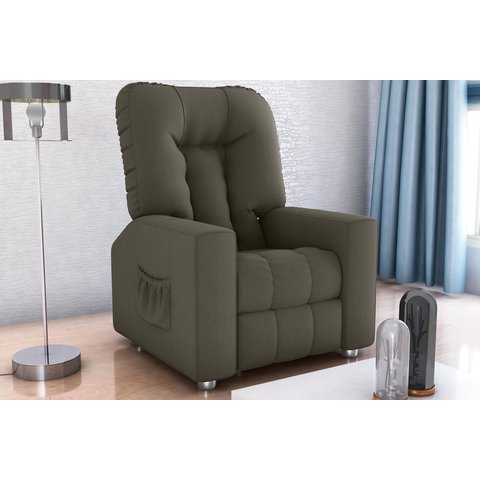 Poltrona Reclinável Mx5 Pallas Suede Cappuccino B 255 - Matrix