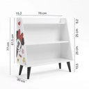 Ver imagem 4 de Estante Infantil 2 Prateleiras Minnie Disney Fun CabeCasa MadeiraOriginals