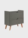 Ver imagem 2 de Gabinete para Banheiro com Tampo e Cuba 80cm Retro MDF Verde Milano - On Móveis