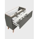 Ver imagem 3 de Gabinete para Banheiro com Tampo e Cuba 80cm Retro MDF Verde Milano - On Móveis