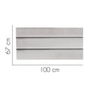 Ver imagem 2 de Painel Cabeceira Estofada Argentina 100cm Cama Box Solteiro Suede Cinza Claro- Mabe Magazine