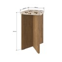 Ver imagem 5 de Conjunto Mesa 4 Banquetas Verona Bona Marrom/Madeirado/Bege