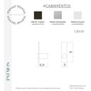 Ver imagem 4 de Cabide para Banheiro Acessório Porta Toalha Suporte Barra Grego Metal Alto Brilho Modelo Patmos