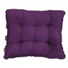 Puff Decorativo Costela Base Fixa Roxo - 1