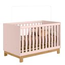 Ver imagem 1 de Berço Mini Cama Infantil Mdp-mdf Q Encanto Slim Rosa