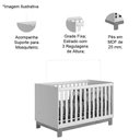 Ver imagem 3 de Berço Mini Cama Infantil Mdp-mdf Q Encanto Slim Rosa