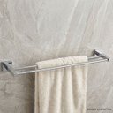 Ver imagem 2 de Toalheiro Suporte para Toalha Linear Athena 27332 Meber - Cromado