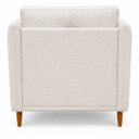Ver imagem 4 de Kit 2 Poltronas Aviv para Sala Escritório Recepção Luxo Linho Premium Easy Clean