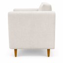 Ver imagem 2 de Kit 2 Poltronas Aviv para Sala Escritório Recepção Luxo Linho Premium Easy Clean