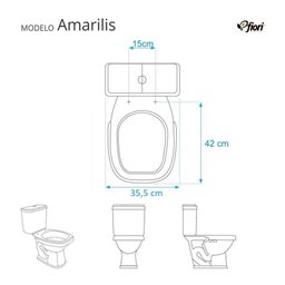 Tampa Vaso Acrílico Decorado Amarilis Transparente P/ Fiori - 2