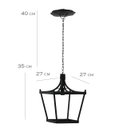 Ver imagem 5 de Lustre Luminária de Teto Pendente 1 Lâmpada em Ferro Medieval Rústica Oferta