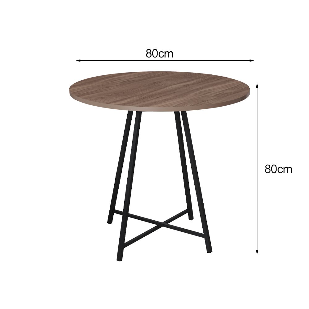 Conjunto de Jantar Industrial com 4 Cadeiras em Aço Assento Cinza Lizzi - 5