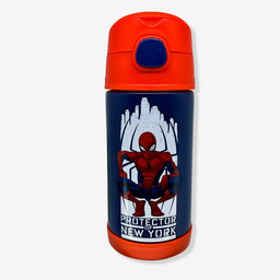 Garrafa Click Com Canudo 300ML Homem-Aranha - Marvel - 1
