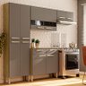 Kit Cozinha Ambiente Nala 4 Peças Freijó Gris - Kits Paraná - 1