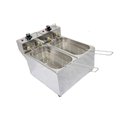 Ver imagem 2 de Fritadeira Elétrica 2 Cubas Plus Aço Inox 06l 220v 4000w