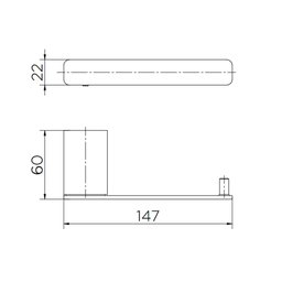 Papeleira 960806 Docol Flat Cromado - Docol - 2