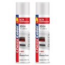 Ver imagem 1 de Kit 02 Tintas Spray 350ml Alta Temperatura Interno e Externo Secagem Rápida - Chemicolor