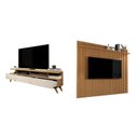 Ver imagem 2 de Rack com Painel Ripado para TV até 75 Polegadas 180cm Vivare