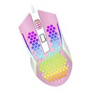 Ver imagem 3 de Mouse Gamer Redragon M987pw Reaping Elite Rgb Rosa Branco