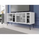 Ver imagem 5 de Rack para TV até 55 Polegadas Industrial Retrô em BP Wood Prime Espresso Móveis