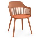 Ver imagem 2 de Kit 20 Cadeiras de Jantar Estofada Marcela - Marrom