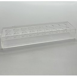 Vaso Retangular de Acrílico para Centro de Mesa - 1