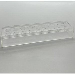 Vaso Retangular de Acrílico para Centro de Mesa
