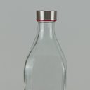 Ver imagem 7 de Garrafa de Vidro 1L Transparente 25x9x9cm Água Suco Geladeira Bebidas Tampa Mesa