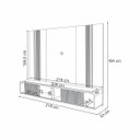 Ver imagem 7 de Rack Painel para Tv 85 Polegadas Kansas 219x164 - Castanho-off White - Edecasamoveis