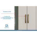 Ver imagem 6 de Guarda Roupa 4 Portas 2 Gavs BS02 Henn Cinamomooff