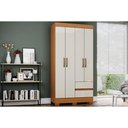 Ver imagem 1 de Guarda Roupa 4 Portas 2 Gavs BS02 Henn Cinamomooff
