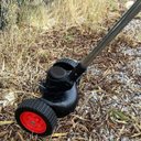 Ver imagem 2 de Aparador Cortador de Grama Gramado Planta Sem Fio Portatil Jardim Quintal Limpeza Domestico Comprime