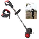 Ver imagem 4 de Aparador Cortador de Grama Gramado Planta Sem Fio Portatil Jardim Quintal Limpeza Domestico Comprime