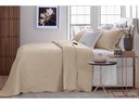 Ver imagem 1 de Kit Cobre Leito Bordado Casal 3 Peças 220x240cm Jacarandá Bege Bouti Jolitex