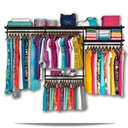 Ver imagem 1 de Roupeiro Aramado Quarto Pequeno Closet Feminino Solteiro 2,80m - Preto