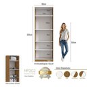 Ver imagem 2 de Módulo Guarda-Roupa 80cm em MDF com 2 Portas Integrato