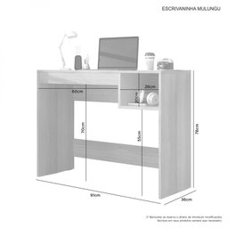 Escrivaninha 1 Nicho Bromélia Yescasa - 3