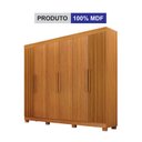 Ver imagem 4 de Guarda Roupa Casal Ripado 100% MDF Aspen - Arbo Design