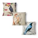 Ver imagem 1 de Kit 3 Capas de Almofada 43x43cm - Animais - Tecido Veludo 100% Poliéster
