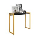 Ver imagem 1 de Aparador Ísis Industrial Mdf e Ferro Elegante - Dourado/preto
