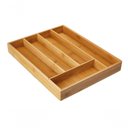 Ver imagem 1 de Porta Talheres com Divisórias Ecokitchen Bambu 28x35 Cm - Mimo Style - Bm1316