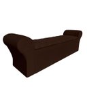 Ver imagem 2 de Recamier Baú Calçadeira Quarto Queen 158cm Barcelona:corino Marrom