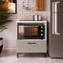 Ver imagem 1 de Balcão Modulado para Forno e Cooktop 1 Gaveta Juruti CabeCasa MadeiraOriginals