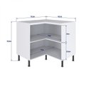 Ver imagem 4 de Balcão Modulado 2 Portas de Canto Juruti CabeCasa MadeiraOriginals