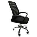 Ver imagem 4 de Cadeira Escritório Giratória Tela Mesh Reclinável Ajustável