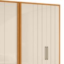 Ver imagem 7 de Guarda Roupa Casal 250cm com 6 Portas Vibe Off/cinamomo Z10 - Mpozenato