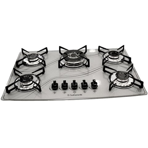 Cooktop 5 Bocas Tripla Chama Safanelli
